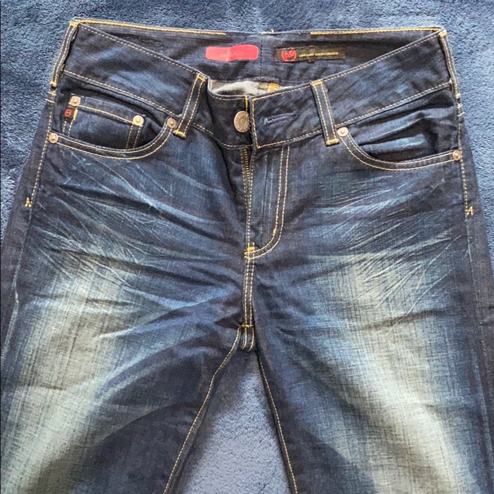 Adriano Goldschmted Mona wide leg dark wash jeans